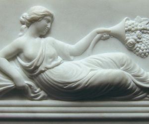 Reclining Lady With Flowers