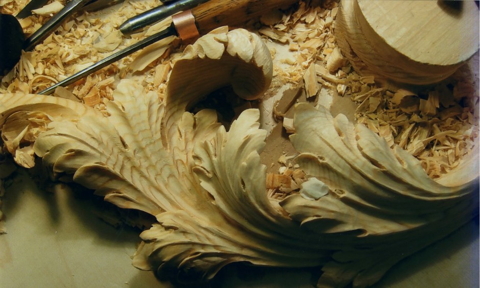 Close up of the Thomas Chippendale restoration - Close up of the Thomas Chippendale restoration