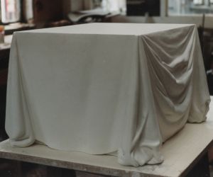 Draped Material Plinth