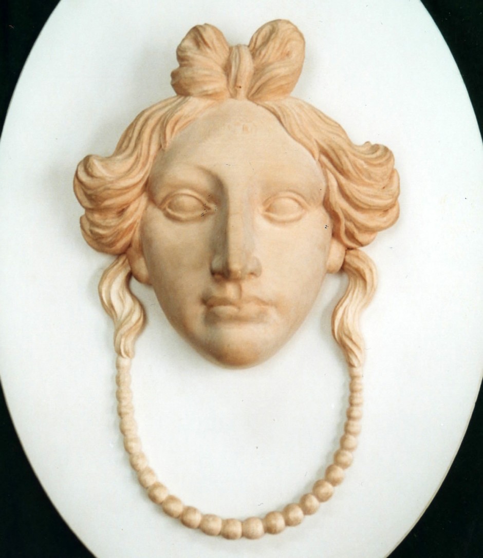 Greek Goddess carved in wood nearly complete - greek goddess wood carving spencer house