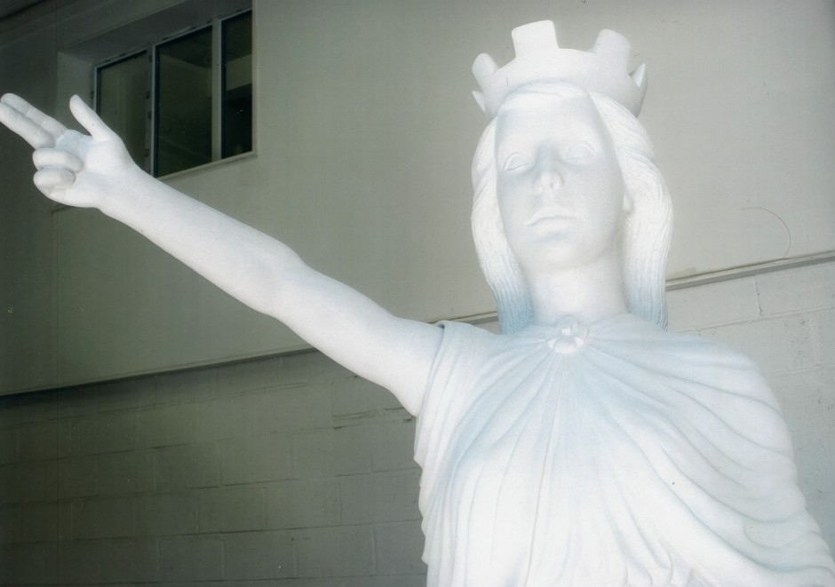 The Final Statue Of Nike For The War Memorial - nike goddess of victory war memorial carving