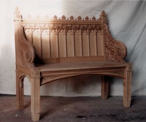 Victorian Gothic Bench