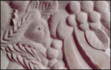 Stone Frieze featuring Fruit Design by Jose Sarabia