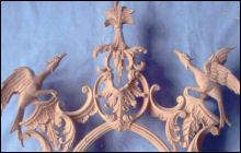 Hand Carved Mirrors in Chippendale Style by Jose Sarabia