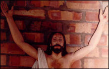 Jesus Ressurrecting - Bespoke Wood Carving of Jesus by Jose Sarabia