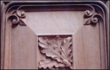 French Walnut Carved Decorative Panel