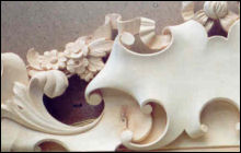 Hand Carved Mirror for the Wembley Stone Show by Jose Sarabia